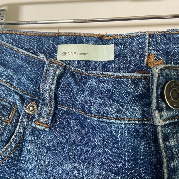 KUT from Kloth Sienna Skinny  Cropped Cut 3867 Jeans Dark Blue Size 6 - Picture 10 of 12